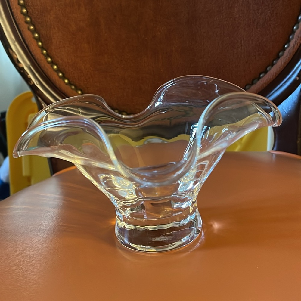 Vietri Hibiscus small Glass bowl — Made in Italy